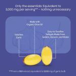 NaturaLife Labs A Higher Standard Odorless Garlic 3000 mg per Serving Immune System Support - 150 Soft gels