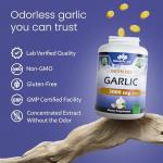 NaturaLife Labs A Higher Standard Odorless Garlic 3000 mg per Serving Immune System Support - 150 Soft gels