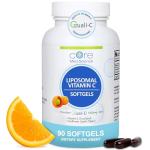 Liposomal Vitamin C 1000mg by Core Med Science, 90 Softgels - Non-GMO Natural Liposomal Vitamin C Supplement That Promotes Healthy Skin - Immune System Booster for Adults, Supports Collagen Formation