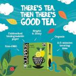 Clipper Tea Green Tea & Lemon Teabags – USDA Organic, Great Hot or Iced – Bright, Zippy, Natural, Fair & Delicious – 50 Tea Bags