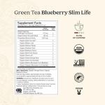 Yogi Tea - Green Tea Blueberry Slim Life (4 Pack) - Energizes and Supports a Dieting Program with Garcinia Cambogia - Contains Caffeine - 64 Organic Tea Bags