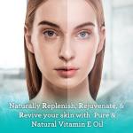 GuruNanda Pure & Natural Vitamin E Oil for Skin, Scars, Face, & Nails, 5,000 IU, With D-Alpha Tocopherol & MCT Oil to Help Enhance Absorption, Non-GMO & Vegan, 2 FlOz