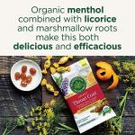 Traditional Medicinals Organic, Throat Coat Lozenges, Sweet Orange Fennel with Menthol - Herbal Cough Drops, Helps Soothe Sore Throat & Relieve Cough - Kosher, Stimulant-Free - 16 Count