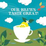 Clipper Tea Green Tea & Lemon Teabags – USDA Organic, Great Hot or Iced – Bright, Zippy, Natural, Fair & Delicious – 50 Tea Bags