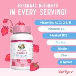 MaryRuth Organics Women's Immune Support Multivitamin Gummies | Ages 14+ | Skin Health | Gummy Vitamins for Women | Sugar-Free | Vegan | Non-GMO | 60 Count