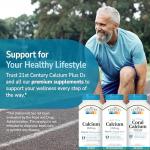 21st Century Calcium Plus D3 Liquid Filled Softgel, 1200 mg, 90 Count