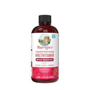 Multivitamin for Women, Men & Kids by MaryRuth's | Liquid Morning Multivitamin | Vitamin A C D E B6 B12 Biotin Zinc | Beauty | Vegan | Non-GMO | Gluten Free | 15 Servings