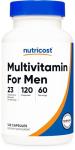 Nutricost Multivitamin for Men 120 Capsules - Vitamins and Minerals for The Healthy Man