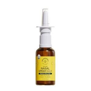 Beekeeper's Naturals Propolis Nasal Rinse Spray Max, Relief for Adults w/Eucalyptus, Oregano & Saline, Clears Nasal Congestion, Moisturizes Sinus Canal, & Decongest Sinus Cavities, 1 fl oz