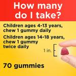 Nature Made Kids First Multivitamin with Omega-3, Kids Gummy Multivitamins with Vitamins and Minerals for Nutritional Support, 70 Gummies