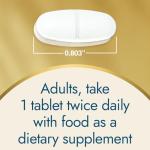 Nature's Wonder Calcium 600 mg with Vitamin D3 20 mcg for Bone Health, 220 Tablets