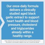 Life Extension Aged Black Garlic, Heart Health Support Supplement, Blood Pressure Health Support, Cholesterol Health Support, Once-Daily, Gluten Free, Vegetarian, Non-GMO, 30 Capsules
