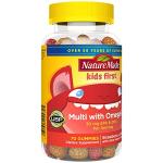 Nature Made Kids First Multivitamin with Omega-3, Kids Gummy Multivitamins with Vitamins and Minerals for Nutritional Support, 70 Gummies