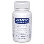Pure Encapsulations Vitamin A + Carotenoids (Lutein, Zeaxanthin, and Astaxanthin) | Hypoallergenic Dietary Supplement | 90 Capsules