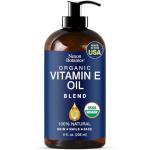 Organic Vitamin E Oil Blend 67,000 IU - 8 fl oz - Made from Pure, Natural Oils for Skin, Scars & Face - Aceite de Vitamina E - Nexon Botanics