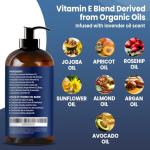 Organic Vitamin E Oil Blend 67,000 IU - 8 fl oz - Made from Pure, Natural Oils for Skin, Scars & Face - Aceite de Vitamina E - Nexon Botanics