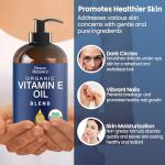 Organic Vitamin E Oil Blend 67,000 IU - 8 fl oz - Made from Pure, Natural Oils for Skin, Scars & Face - Aceite de Vitamina E - Nexon Botanics