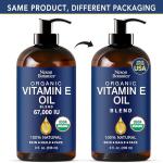 Organic Vitamin E Oil Blend 67,000 IU - 8 fl oz - Made from Pure, Natural Oils for Skin, Scars & Face - Aceite de Vitamina E - Nexon Botanics