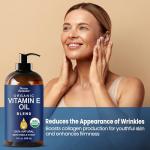 Organic Vitamin E Oil Blend 67,000 IU - 8 fl oz - Made from Pure, Natural Oils for Skin, Scars & Face - Aceite de Vitamina E - Nexon Botanics