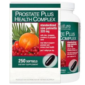Tru.Natures Prostate Plus Health Complex 320 mg (250 ct Value Pack) Softgels with Saw Palmetto Extract