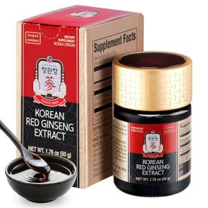 JUNG KWAN JANG Korean Red Panax Ginseng Concentrated Extract 50g - Korean Ginseng Roots, Boosts Immune System, Energy, Stamina, Healing/Recovery, Focus/Fatigue