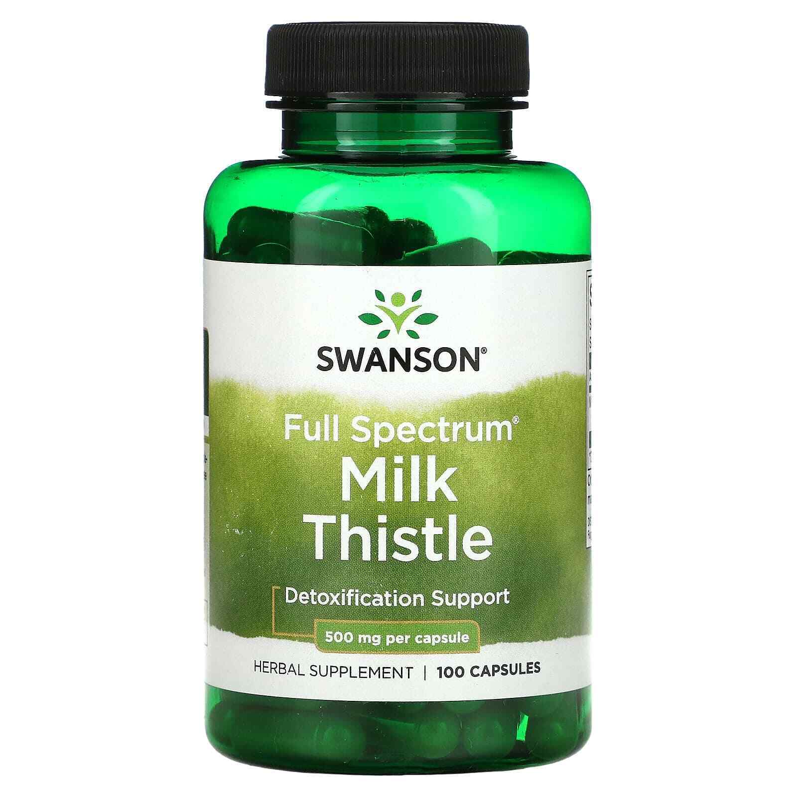 Full Spectrum Milk Thistle for Detox (100 Capsules)