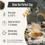 Numi Organic Green Tea with Jasmine, 18 Microplastic-Free Tea Bags