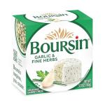 Boursin Garlic & Fine Herbs Cheese, Artisan fresh cheeses, 5.2 Ounce