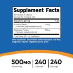 Nutricost Echinacea & Goldenseal Root, 500mg, 240 Capsules - Vegetarian Caps, Non GMO, Gluten Free