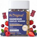 Magnesium Gummies for Stress & Sleep - 300mg Magnesium Complex with Glycinate, Citrate, Malate & Taurate - Supports Relaxation, Muscle & Heart Health - Vegan, Sugar-Free, Non-GMO - 60 Gummies
