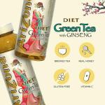 AriZona Diet Green Tea with Ginseng - 16 Fl Oz (Pack of 12)