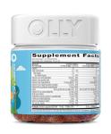 OLLY Kids Multivitamin & Probiotic Gummy, Digestive Support, Vitamins A, D, C, E, B, Zinc, Chewable Supplement, Berry Flavor, 35 Day Supply - 70 Count