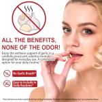 NIFEISHI Aged Garlic Extract – (600 Count) 7500mg Odorless, Organic Garlic Softgels for Overall Wellness – Non-GMO Vegetarian Supplement, 2-Year Matured