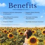 Vitalitown Vitamin ADK, High Potency Essential Vitamins A, D3 5000 IU, K1 & K2 (MK-4 & MK-7), Bone, Heart & Immune Health, Non-GMO, Max Absorption, 120 Softgels