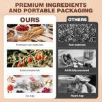 Kidney Tea Formula Ginseng Six Treasure Tea, Ginseng & Mulberry Herbal Tea, Kidney Cleanse Detox & Repair, Traditional Chinese Herbal Tea Bags, Five Treasures Teas For Men Women (30 Bags/1 Pack)