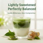 Coffee Bean Matcha Latte Sticks, 8 Single-Serve Packets – Made with Jeju Matcha for a Smooth, Balanced Green Tea Latte – Enjoy Hot or Iced