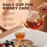 Kidney Tea Formula Ginseng Six Treasure Tea, Ginseng & Mulberry Herbal Tea, Kidney Cleanse Detox & Repair, Traditional Chinese Herbal Tea Bags, Five Treasures Teas For Men Women (30 Bags/1 Pack)