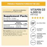 NatureWise Vitamin D3 4000iu Softgels - 90 Count