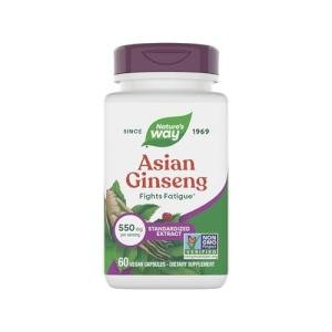 Nature's Way, Premium Herbal Asian Ginseng, Fights Fatigue*, 60 Capsules