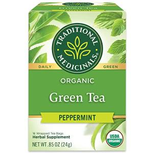 Organic Peppermint Green Tea – 16 Tea Bags