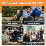 VEV Vitamin D3 K2, Magnesium & Zinc Support