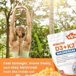 VEV Vitamin D3 K2, Magnesium & Zinc Support