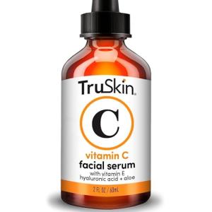 TruSkin Vitamin C Serum For Face – Anti Aging Face Serum with Vitamin C, Hyaluronic Acid, Vitamin E – Brightening Formula – Improve Appearance of Dark Spots, Tone, Fine Lines & Wrinkles, 2 Fl Oz