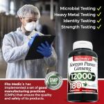 Korean Ginseng Root Capsules – 180 Count