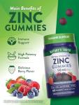 Zinc 50mg Gummies - Vegan, Non-GMO, Gluten Free