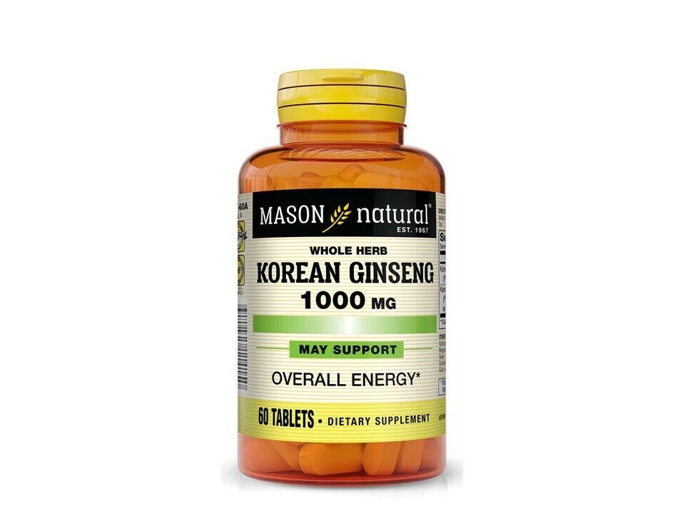 Korean Panax Ginseng Tablets - Energy and Focus