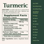 Turmeric with Black Pepper Extract 1000mg, 3-Pack