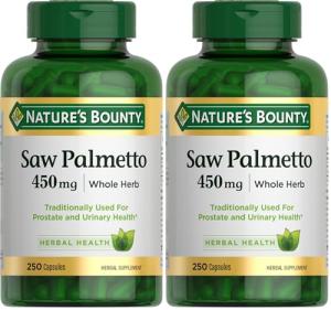 Nature's Bounty Saw Palmetto for Prostate Health