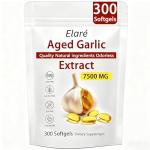 Elare Odorless Organic Garlic Extract - 300 Softgels