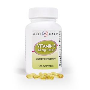 GeriCare High-Potency Vitamin E Capsules - 100 Count
